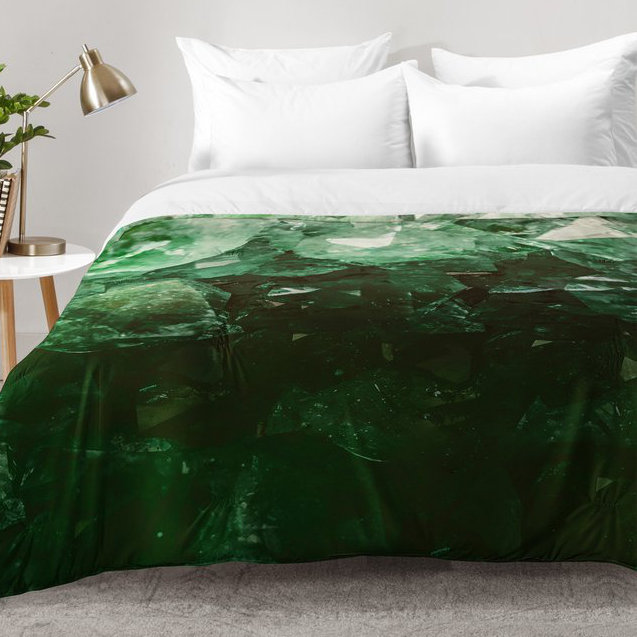 emerald green bedding